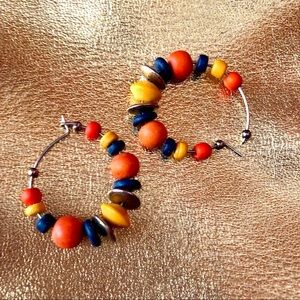 Vintage 70s Hoop Earrings